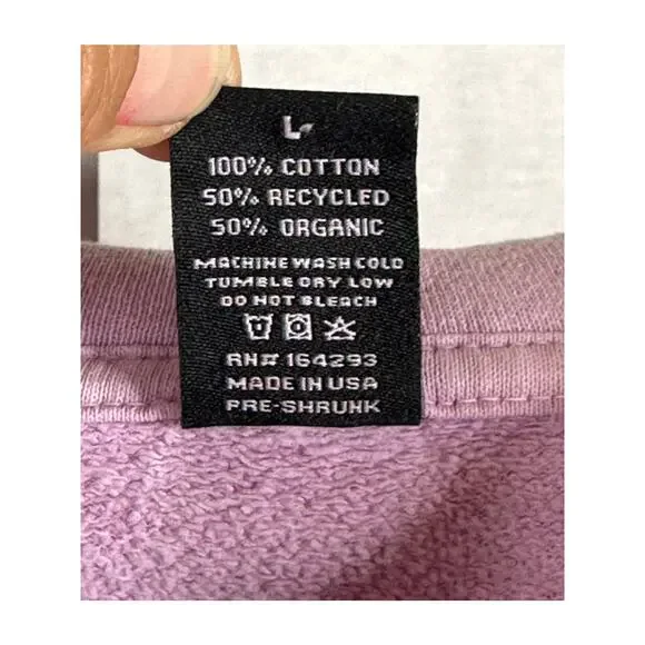 The Pleasing Signature Dyed Hoodie‎ in Candied Violet Large